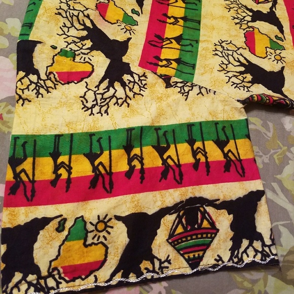 Dashiki African Continent Print, - Picture 8 of 8
